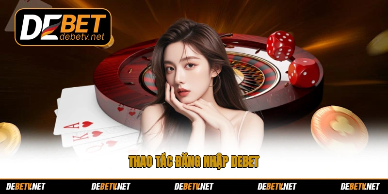 Thao tác đăng nhập Debet